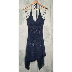 VTG City Triangles Glitter Fairy Grunge Whimsigoth Dress Sz. M(jr